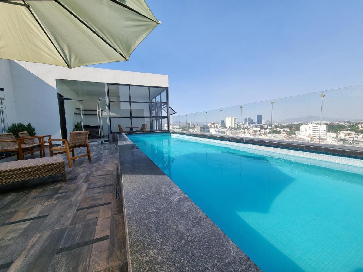 Tribu Sonata With Pool Apartment Guadalajara Ngoại thất bức ảnh